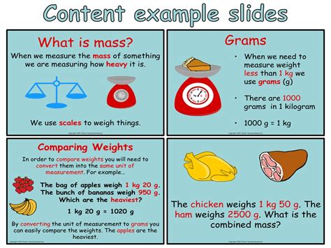 Units of Measurement: Mass PowerPoint .